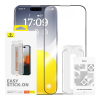 Baseus Sapphire iPhone 15 Edzett üveg betekintésvédelmi kijelzővédő