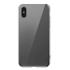 Baseus Simple Series Case iPhone X átlátszó tok és táska