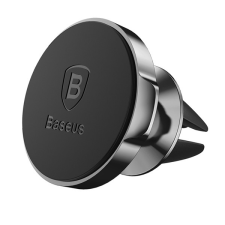 Baseus small ears autós tartó (szellőzőre, mágneses, 360°-ban forgatható) fekete mobiltelefon kellék