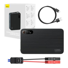 Baseus Super Energy Pro+ autó akkumulátor inditó / powerbank 1200A fekete (C00245700111-00) power bank