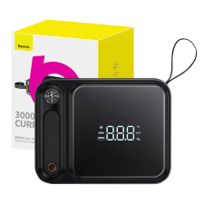 Baseus Super Energy Ultra Powerbank / Jump Starter, 3000A (fekete) power bank