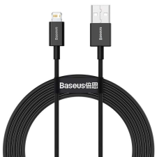 Baseus Superior USB - Lightninggyors töltés adatkábel 2,4 A 2 m fekete (CALYS-C01) kábel és adapter
