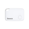 Baseus T2 bluetooth nyomkövető 1db (kulcstartóra, táskára, autóba, valós idejű nyomkövetés, 6 hónap akkuidő) FEHÉR Gigaset GL390, Samsung Galaxy A34 5G (SM-A346), Huawei MatePad SE, Lenov