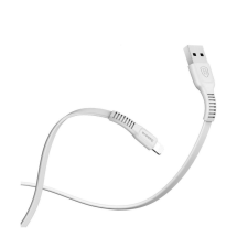 Baseus Tough USB-A - Lightning lapos kábel 1m fehér (CALZY-B02) kábel és adapter
