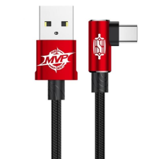 Baseus USB-A - USB-C derékszögű kábel 1m piros (CATMVP-A09) (CATMVP-A09) kábel és adapter