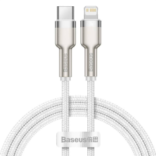 Baseus USB-C kábel a Lightning Baseus Cafule-hez, PD, 20 W, 1 m (fehér) kábel és adapter