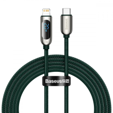 Baseus USB-C-Lightning Baseus kijelzőkábel, PD, 20 W, 2 m (zöld) kábel és adapter