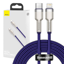 Baseus USB-C Lightning kábel Baseus Cafule, 20W, 2m (lila) kábel és adapter