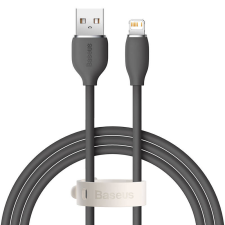 Baseus USB -kábel a Lightning Baseus Jelly, 2,4A, 1,2m (fekete) kábel és adapter