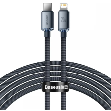 Baseus USB Lightning Töltő/adat Fekete 2m CAJY000301 kábel és adapter