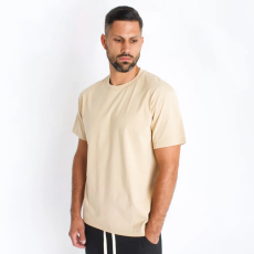  Basic Bézs Regular Póló - Méret: XXL