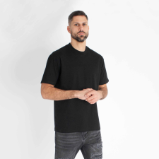  Basic Black Regular Tee - fekete póló - Méret: XXL férfi póló