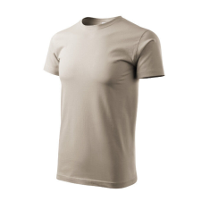 Basic póló férfi drappos szürke 3XL férfi póló