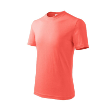 Basic póló gyerek coral 122 cm/6 éves gyerek póló