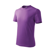Basic póló gyerek lila 146 cm/10 éves gyerek póló