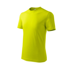  Basic póló gyerek lime 134 cm/8 éves