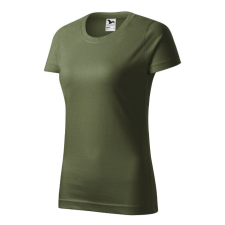 Basic póló női khaki L női póló