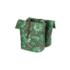 BASIL dupla táska Ever-Green Double Bag, Universal Bridge System, thyme zöld kerékpáros kerékpár és kerékpáros felszerelés