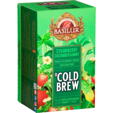 Basilur Cold Brew Strawberry Cucumber &amp; Mint, csomagol, 20×2 g (4792252943384) tea