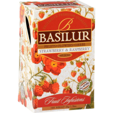 Basilur Fruit Strawberry &amp; Raspberry csomagolt, 25×1,8 g (4792252933354) tea