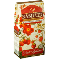 Basilur Fruit Strawberry & Raspberry papír 100 g tea