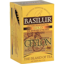 Basilur Island of Tea Gold 25 × 2 g, přebal tea