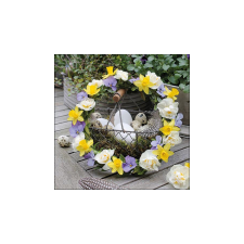  Basket With Eggs papírszalvéta 33x33cm, 20db-os asztalterítő és szalvéta