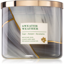 Bath & Body Works Sweater Weather illatgyertya 411 g gyertya