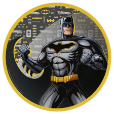  Batman City papírtányér 8 db-os 23 cm ajándéktárgy
