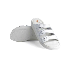 BATZ 3BCS bőr női papucs fehér munkavédelmi cipő