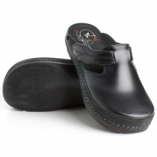 BATZ papucs FLOWER FEKETE