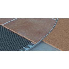 BAU DEKOR Csempe élvédő hajlítható, szögletes  ezüst 2,5 méter festő és tapétázó eszköz