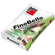 Baumit FinoBello Gipszes glett 0-10 mm fehér 20 kg glett, gipsz, csemperagasztó, por