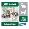 Bayer Advantage 40 spot on nyulaknak és macskáknak (4 kg-ig) 0.4 ml