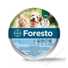 Bayer FORESTO S 8kg alatt nyakörv (kutya-macska) gyógyhatású készítmény