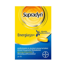 BAYER HUNGÁRIA KFT Supradyn Energia 50+ filmtabletta 30x vitamin és táplálékkiegészítő