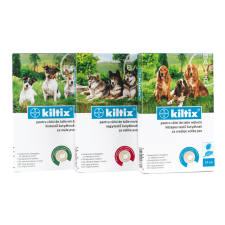 Bayer Kiltix kullancs- és bolhanyakörv M (53 cm) nyakörv, póráz, hám kutyáknak