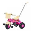 BAYO Gyermek pedálos tricikli vezetőrúddal BAYO JUNIOR rózsaszín