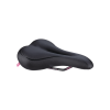 BBB Cycling kerékpáros sportnyereg BSD-67 LadySport, női, szintetikus bevonat, anatómiai nyílással, 162mm széles, 256mm hosszú, fekete