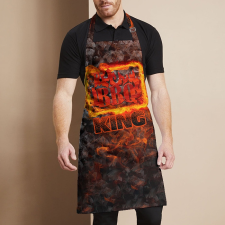  BBQ KING - nyomottmintás kötény lakástextília
