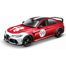 BBurago 1:18 Plus - Alfa Romeo Giulia GTAm #99 piros autópálya és játékautó