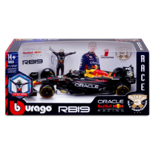 Bburago 1/24 F1 versenyautó pilótával - Oracle Red Bull RB19 autópálya és játékautó