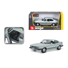 BBurago 1:24 Plus Ford Capri 1982 világoszöld autópálya és játékautó