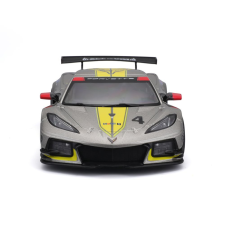 BBurago 1:24 Racing - 2020 Chevrolet Corvette C8R #4 sárga autópálya és játékautó