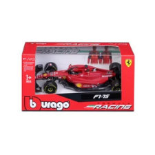  Bburago 1/43 Ferrari versenyautó - F1-75 autópálya és játékautó
