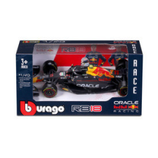 BBurago 1/43 versenyautó - Red Bull versenyautó RB18 autópálya és játékautó