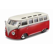  Bburago Volkswagen Van Samba piros modell 1:32 méretarányban autópálya és játékautó