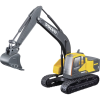 BBurago Volvo Löffelbagger EC220E Autómodell 1:50 (18-32086) (BB18-32086)