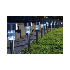  BC napelemes kerti lámpa - inox 24/# kültéri világítás