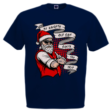  Be Naughty - Karácsonyi Férfi Póló férfi póló